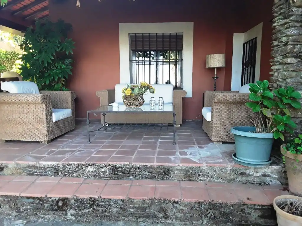 Terraza de Finca rústica en venta en Trujillo con Aire acondicionado, Calefacción y Jardín privado