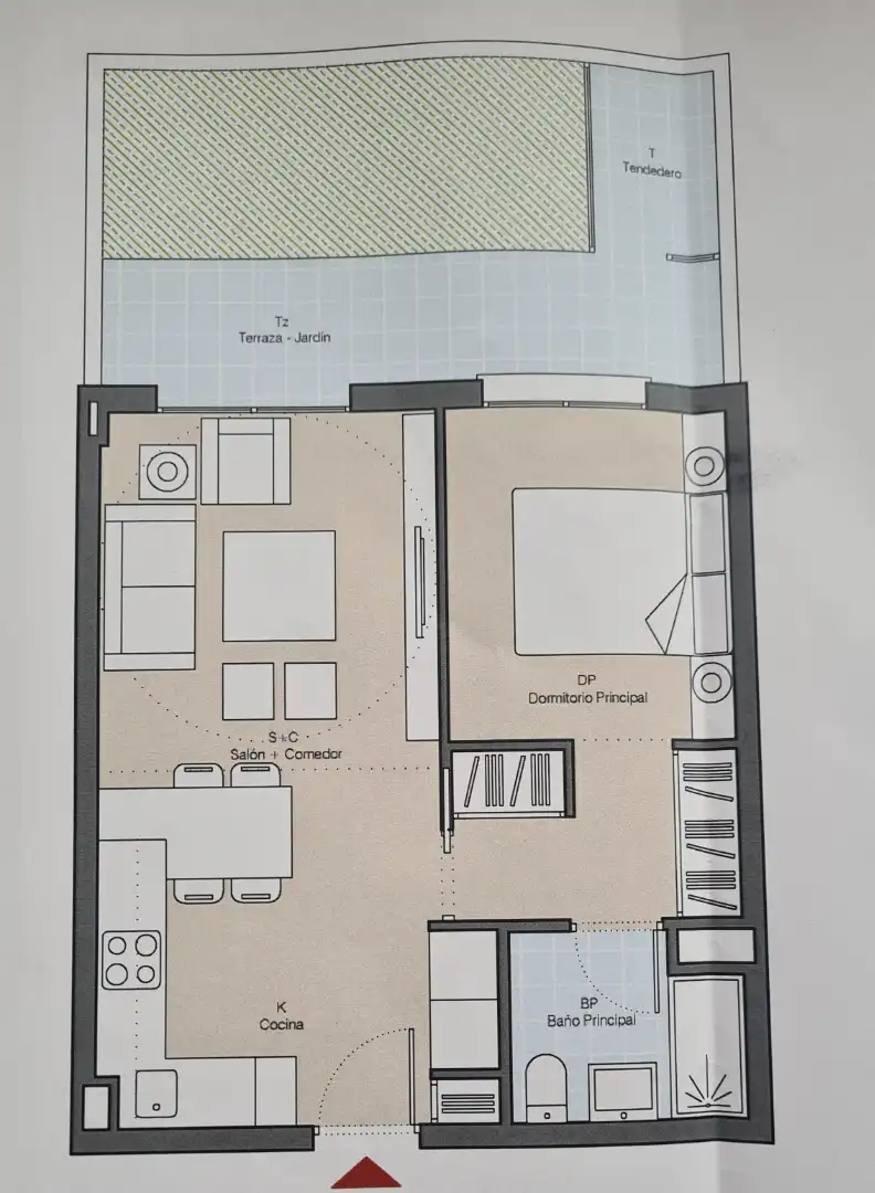 Habitación de Apartamento de alquiler en Torrejón de Ardoz con Aire acondicionado, Calefacción y Jardín privado
