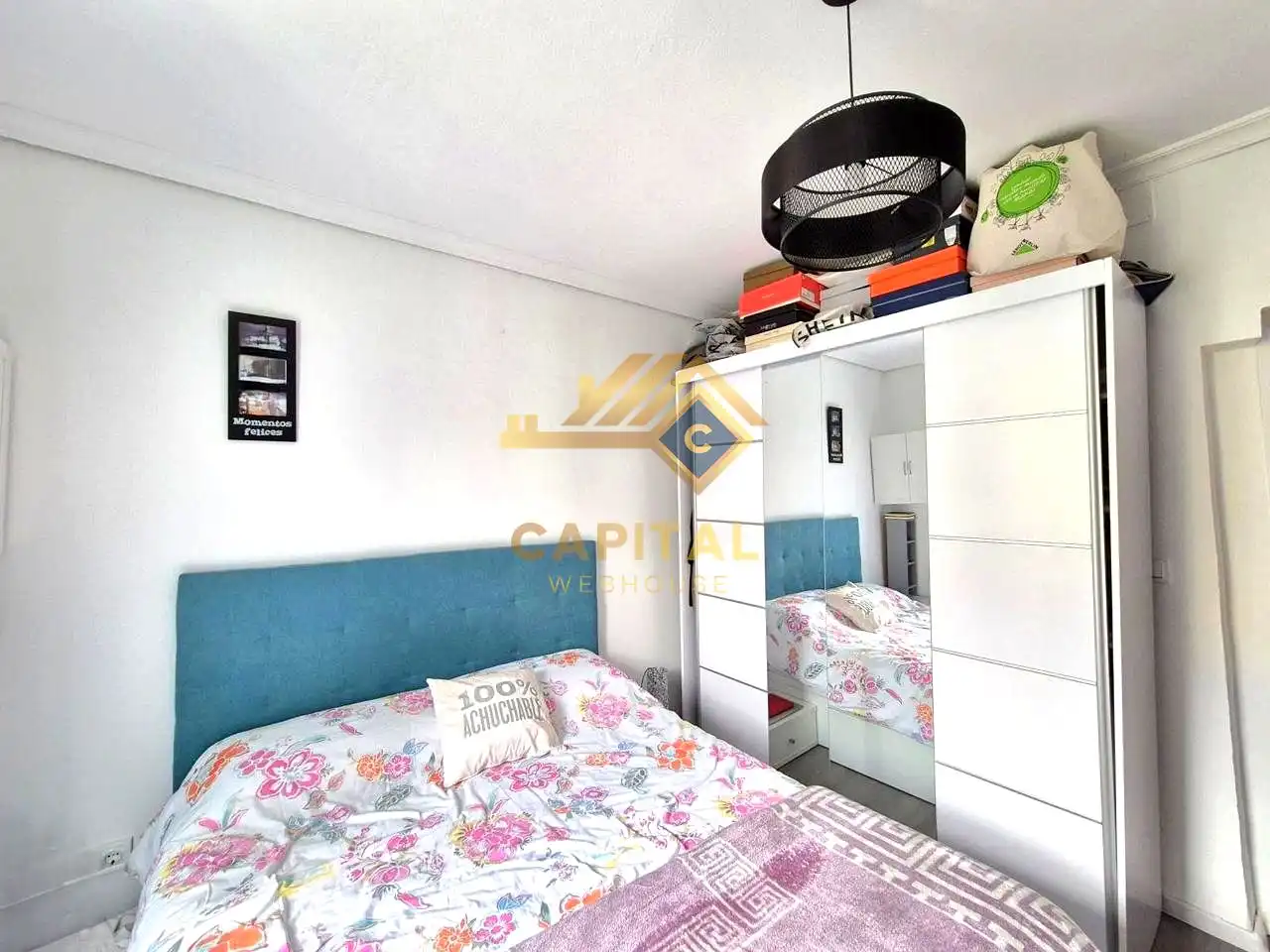 Bedroom of Flat for sale in Madrid  with Air Conditioner, Heating and Balcony