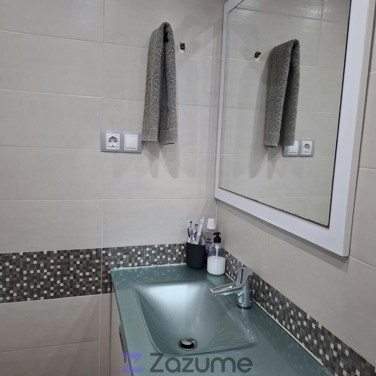 Baño de Piso de alquiler en Málaga Capital con Aire acondicionado, Calefacción y Amueblado