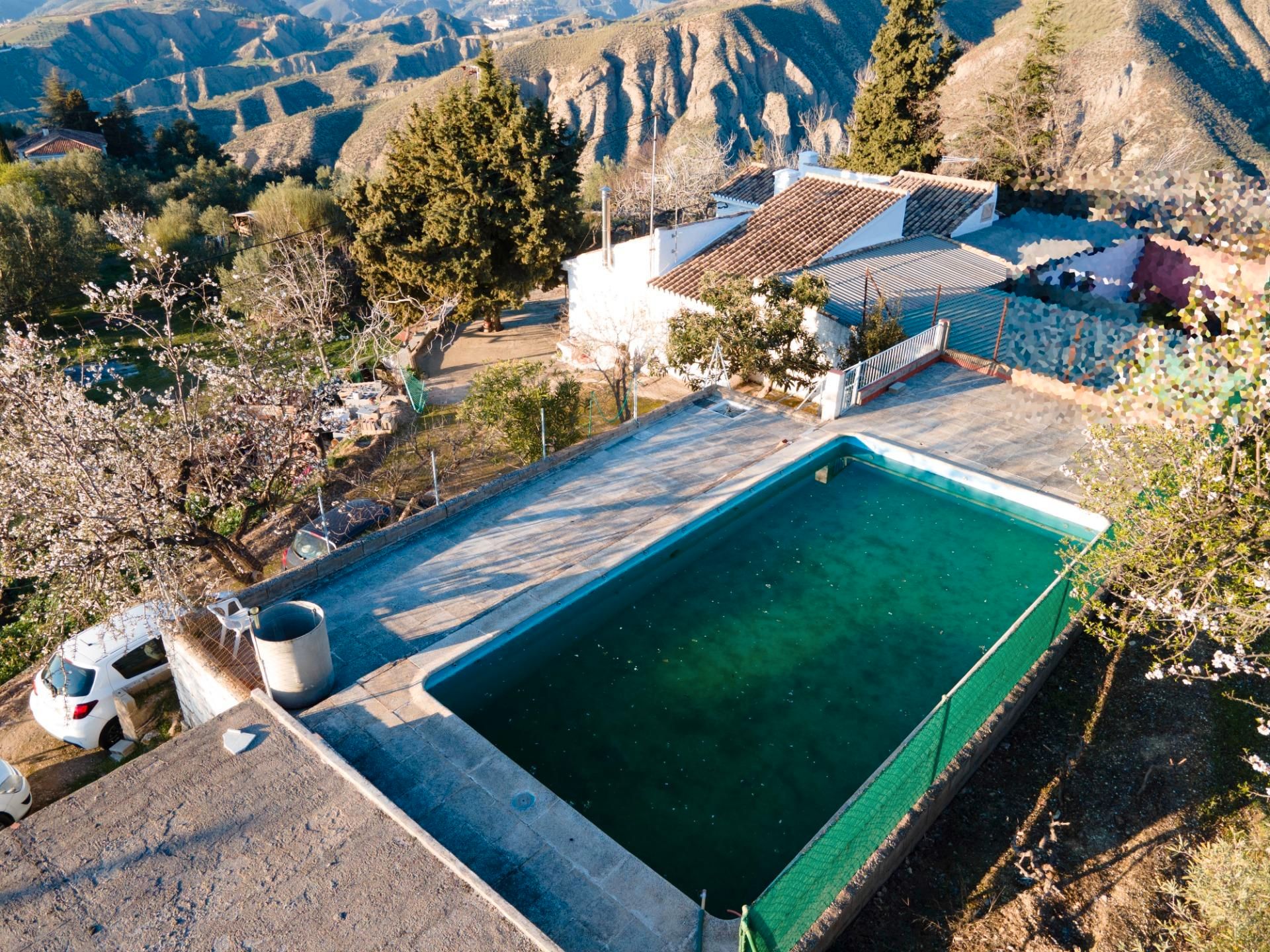 Swimming pool of Country house for sale in Monachil  with Heating, Private garden and Terrace