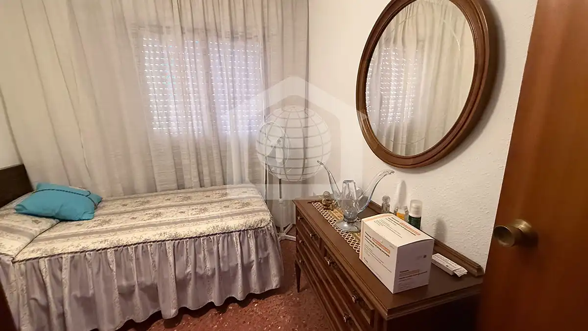 Bedroom of Flat for sale in Málaga  with Terrace and Furnished