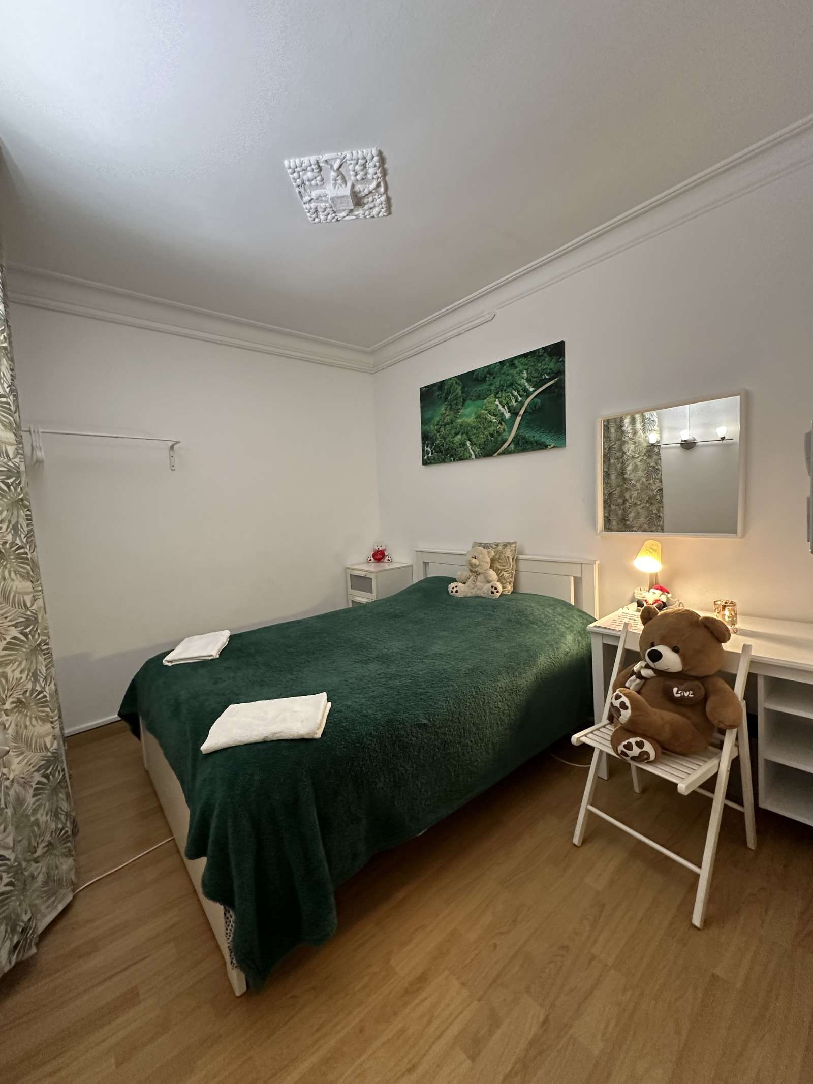 Bedroom of Flat to share in  Barcelona Capital  with Air Conditioner and Terrace