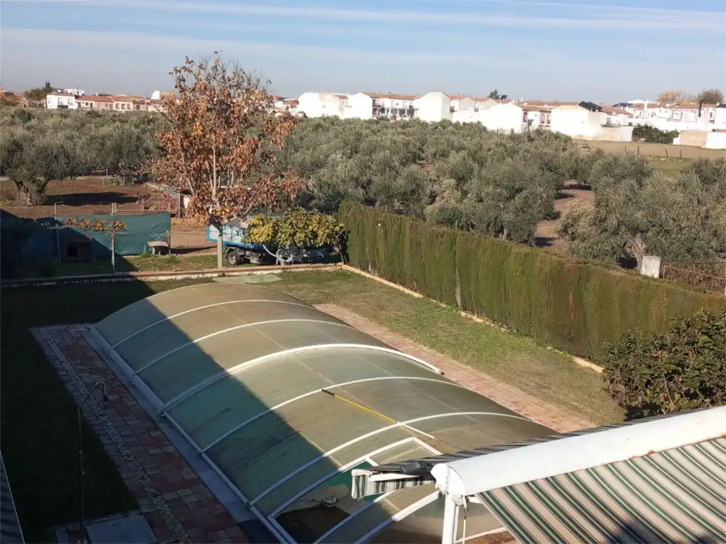 Garden of Flat for sale in Marmolejo  with Air Conditioner, Private garden and Storage room