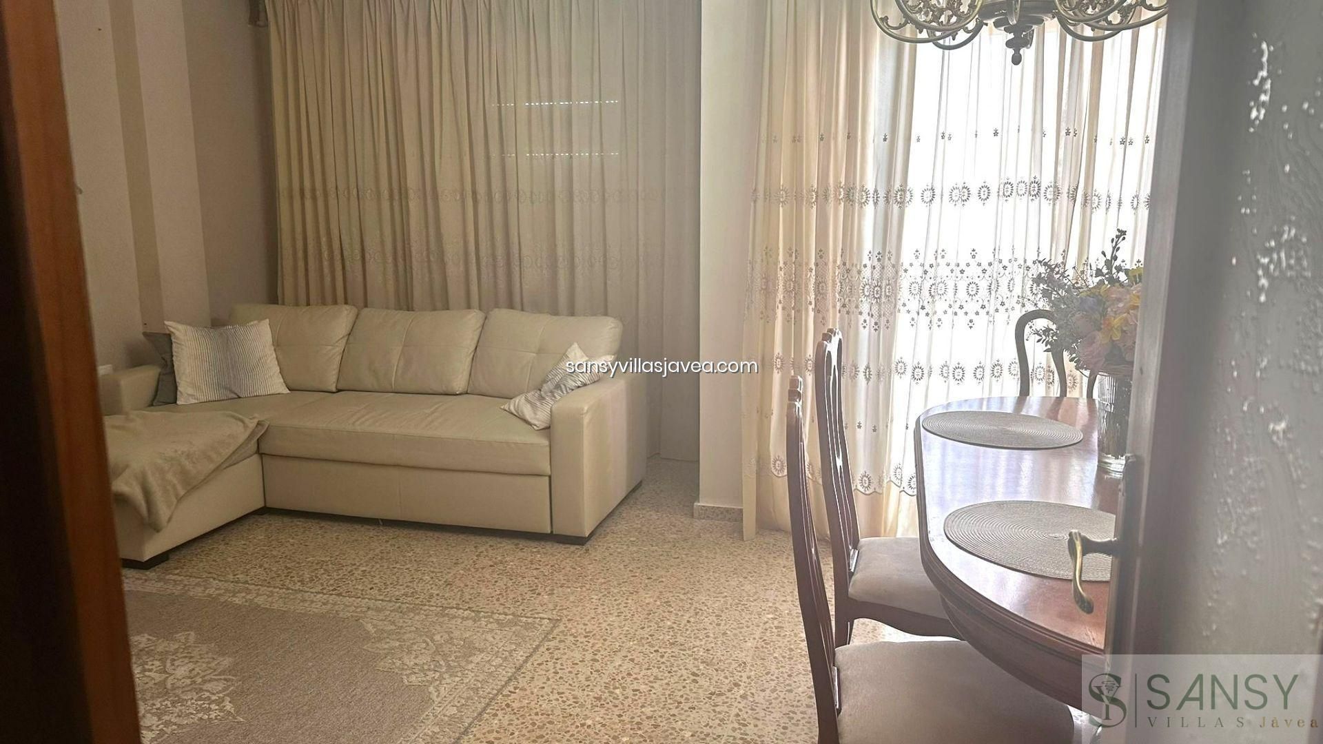 Sala d'estar de Apartament en venda en Ondara amb Aire condicionat
