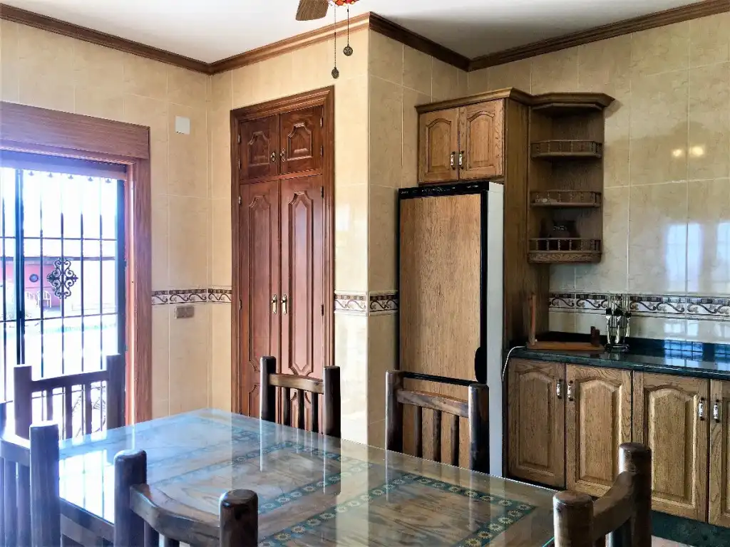Cocina de Finca rústica en venta en Sedella con Calefacción, Terraza y Piscina