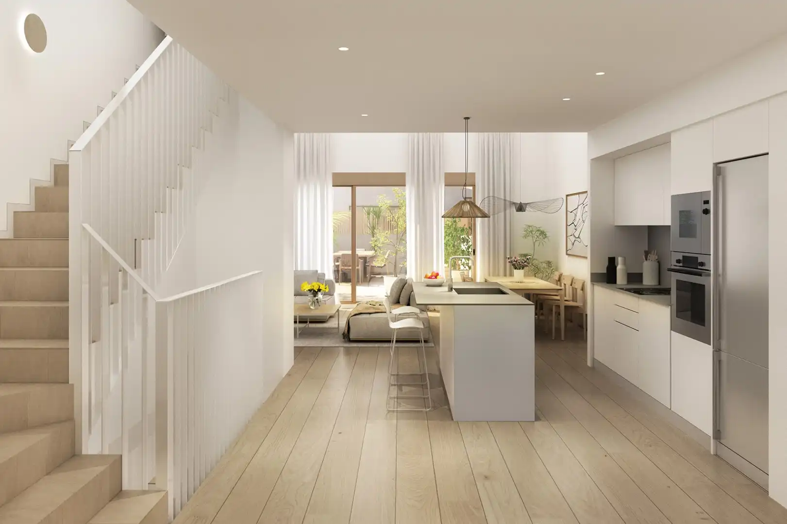 Kitchen of Duplexes for sale in El Prat de Llobregat  with Air Conditioner, Heating and Terrace