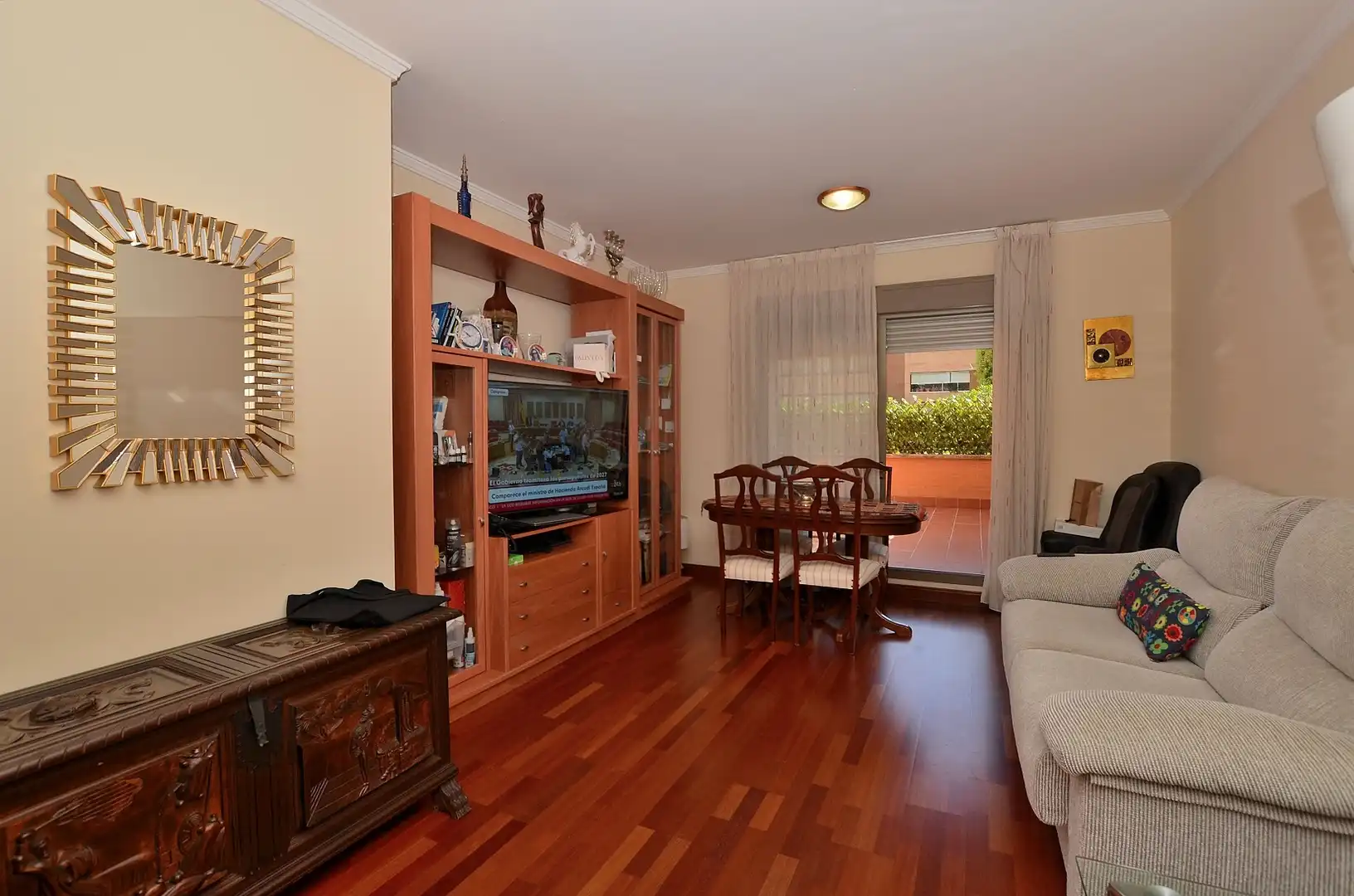 Sala de estar de Piso en venta en Torremolinos con Aire acondicionado, Parquet y Terraza