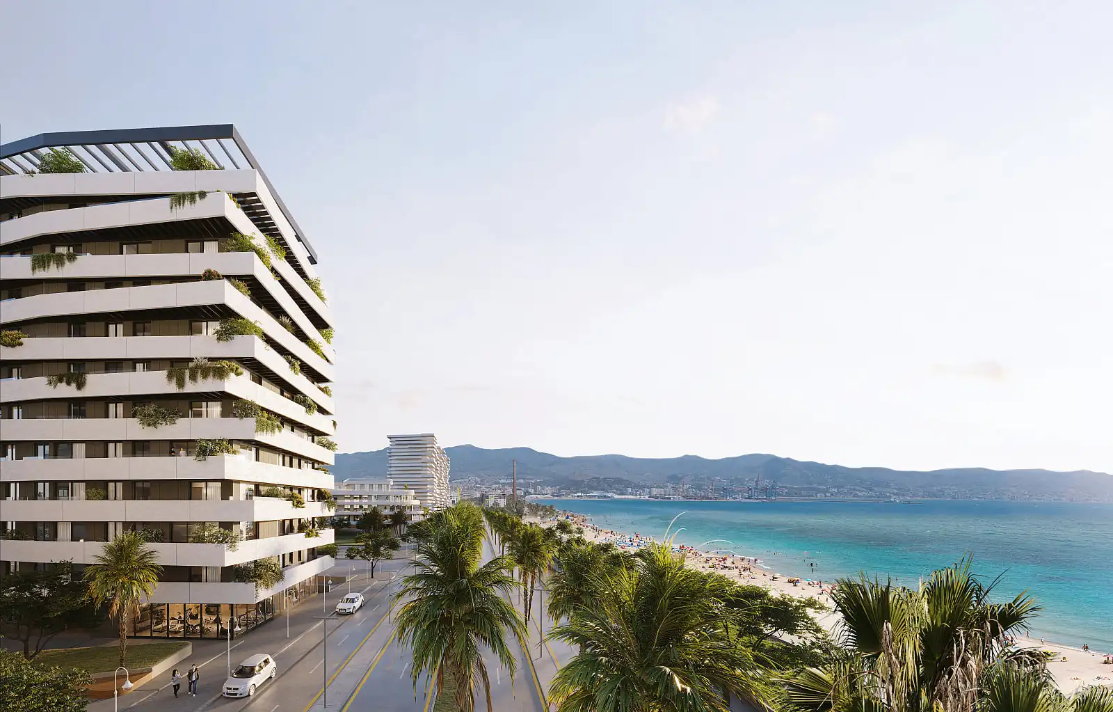 Vista exterior de Apartament en venda en Málaga amb Aire condicionat, Terrassa i Traster