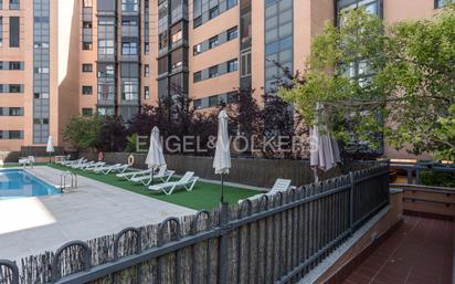 Terrace of Attic for sale in  Madrid Capital  with Air Conditioner and Swimming Pool