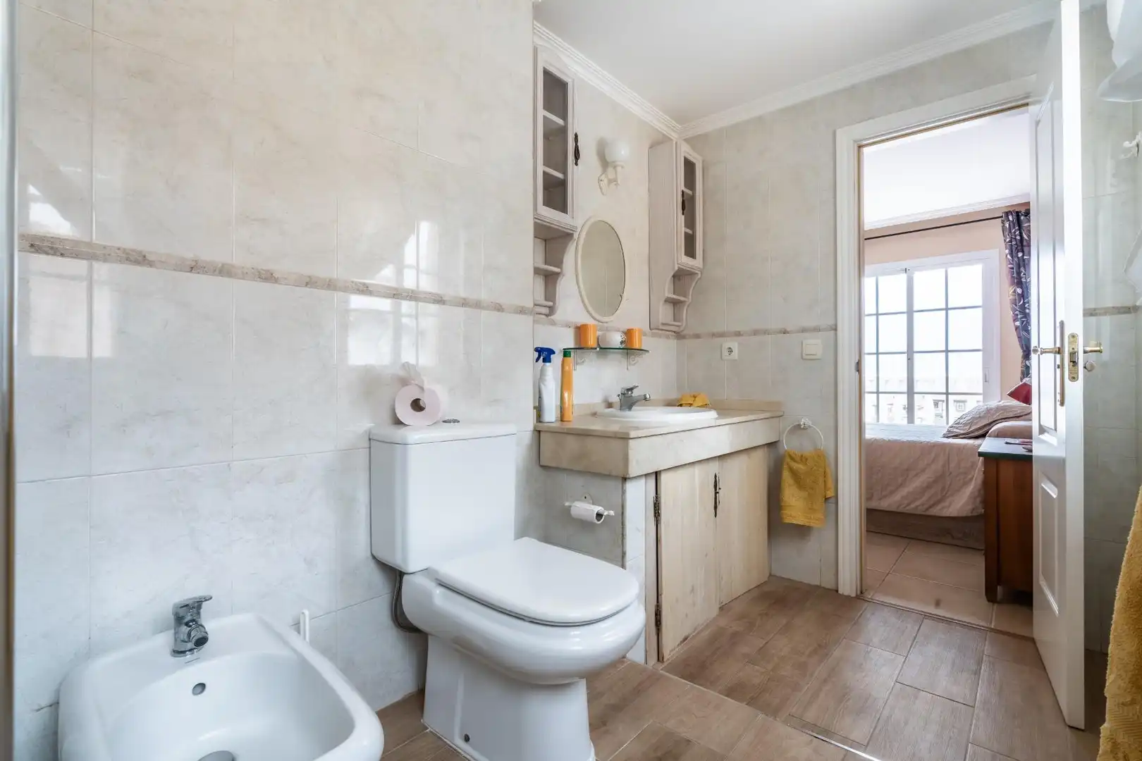Baño de Casa adosada de alquiler en Granadilla de Abona con Jardín privado, Terraza y Balcón
