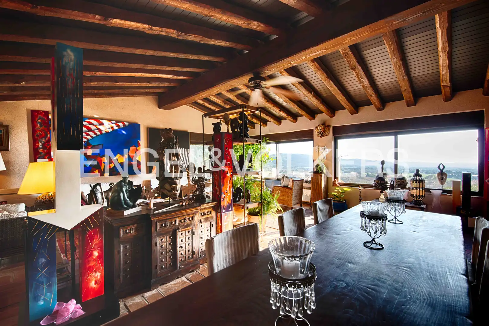 Dining room of Detached homes for sale in Cantallops  with Private garden, Terrace and Swimming Pool