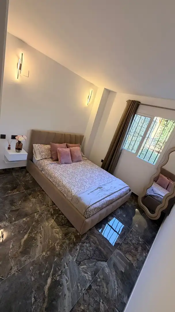 Bedroom of Apartments for rent in Marbella  with Air Conditioner, Heating and Private garden