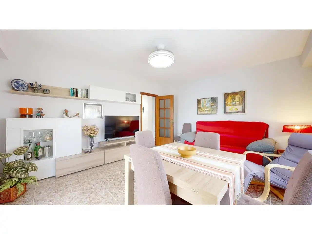 Sala d'estar de Pis en venda en Sueca amb Jardí privat i Terrassa