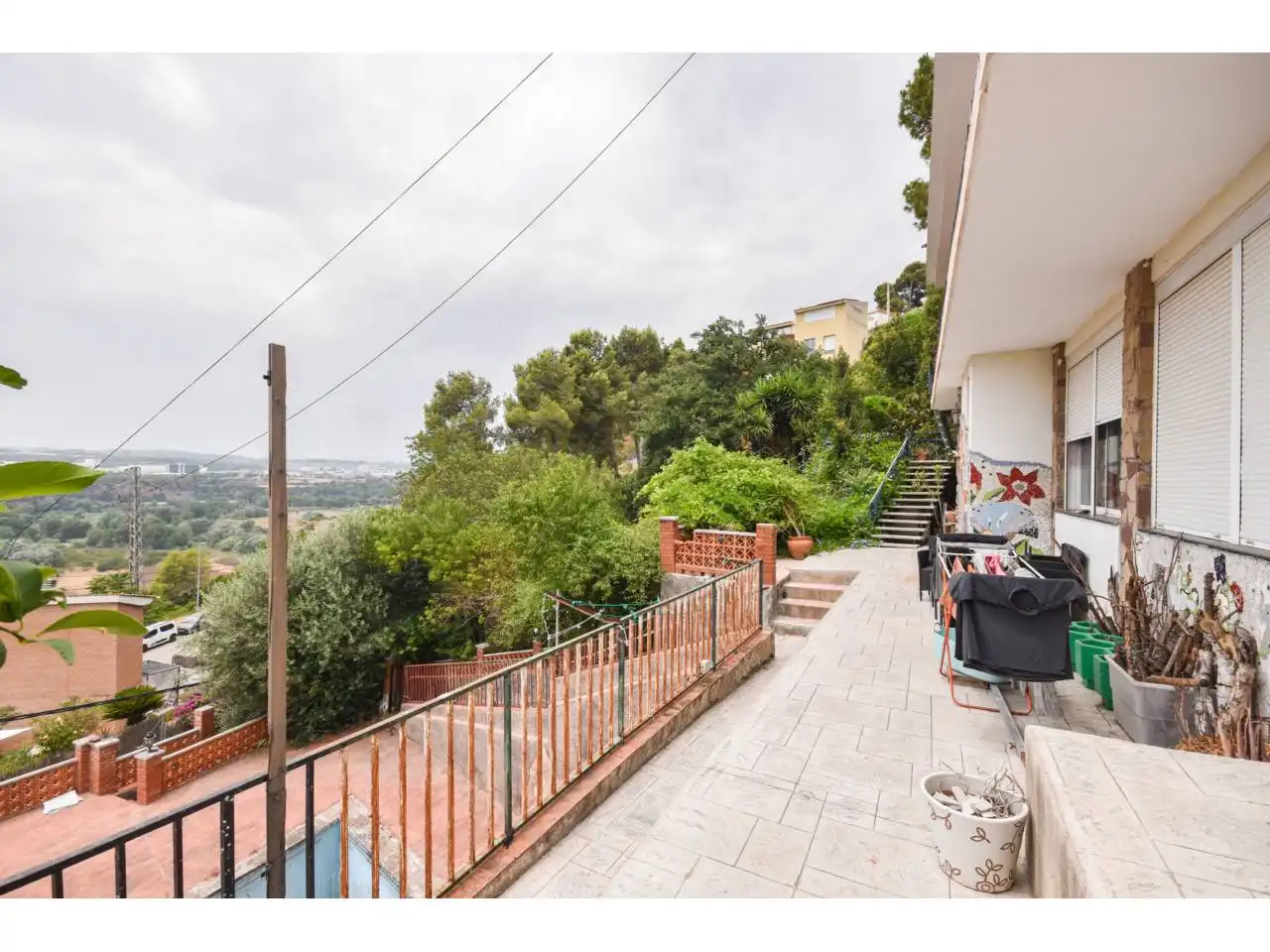 Terraza de Casa o chalet en venta en Abrera con Piscina