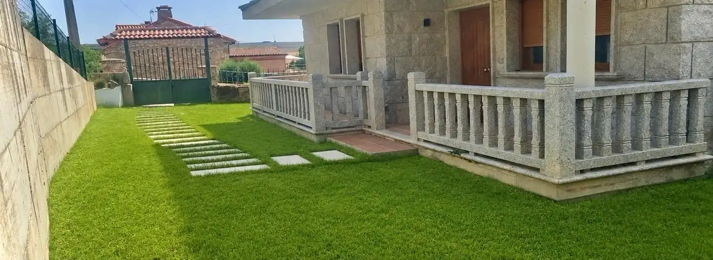 Terrassa de Casa o xalet en venda en Villayerno Morquillas amb Calefacció, Jardí privat i Terrassa