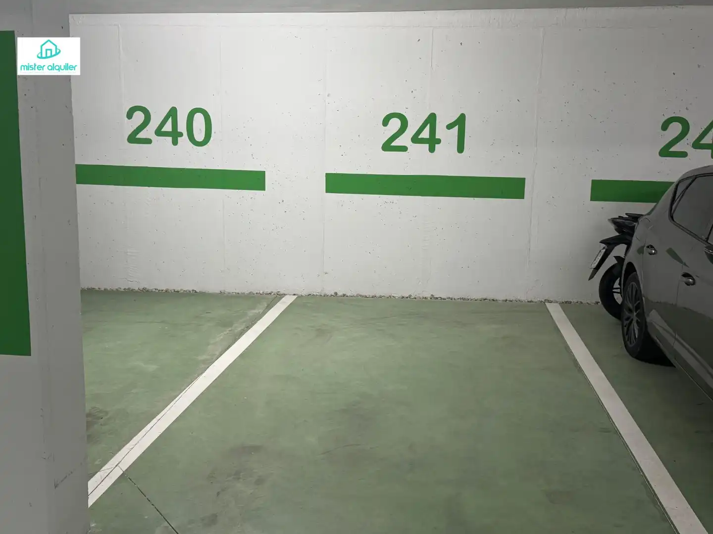 Parking of Apartments for rent in El Campello  with Air Conditioner, Private garden and Terrace