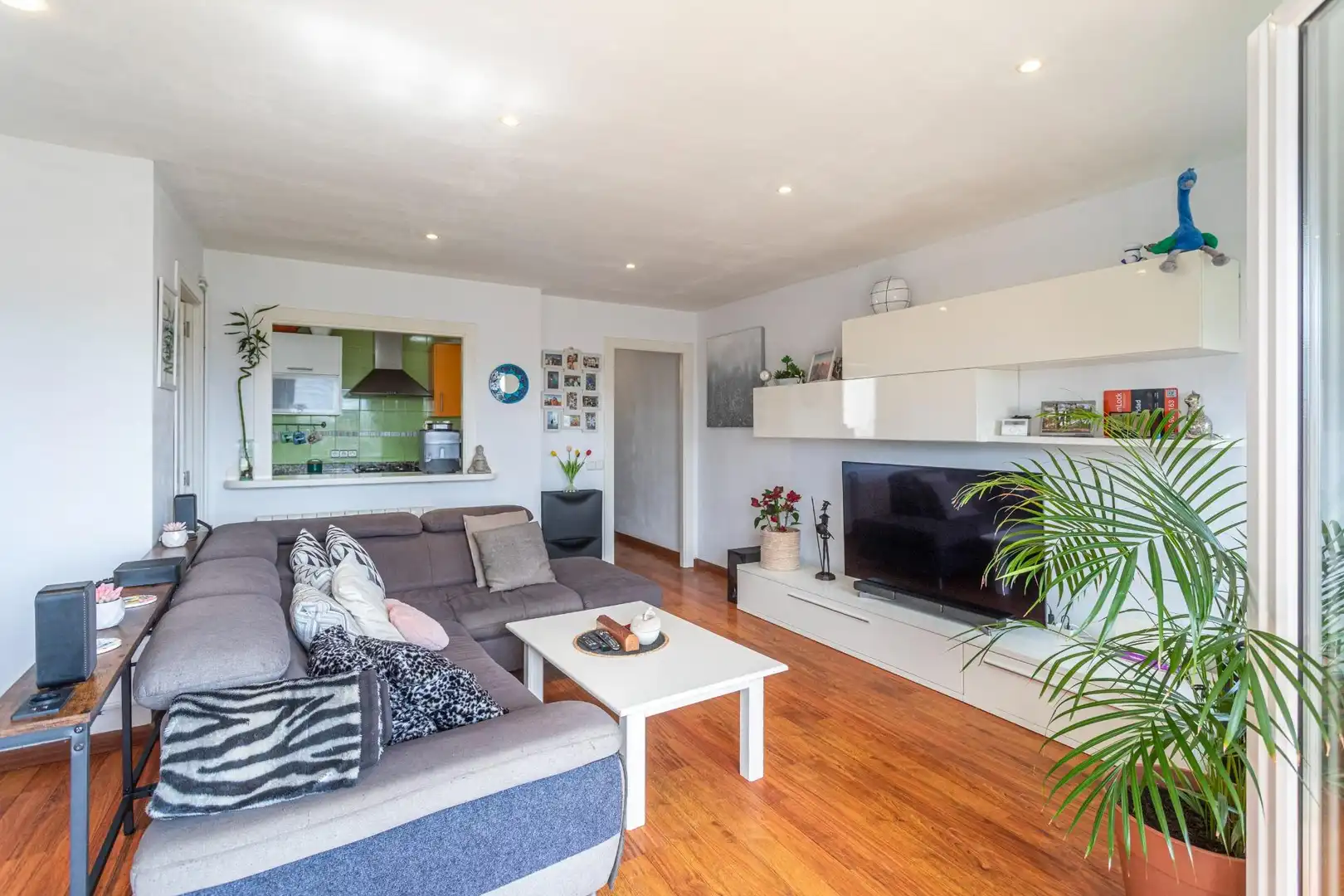 Wohnzimmer von Wohnungen zum Verkauf in Santa Margalida mit Klimaanlage, Heizung und Parkett