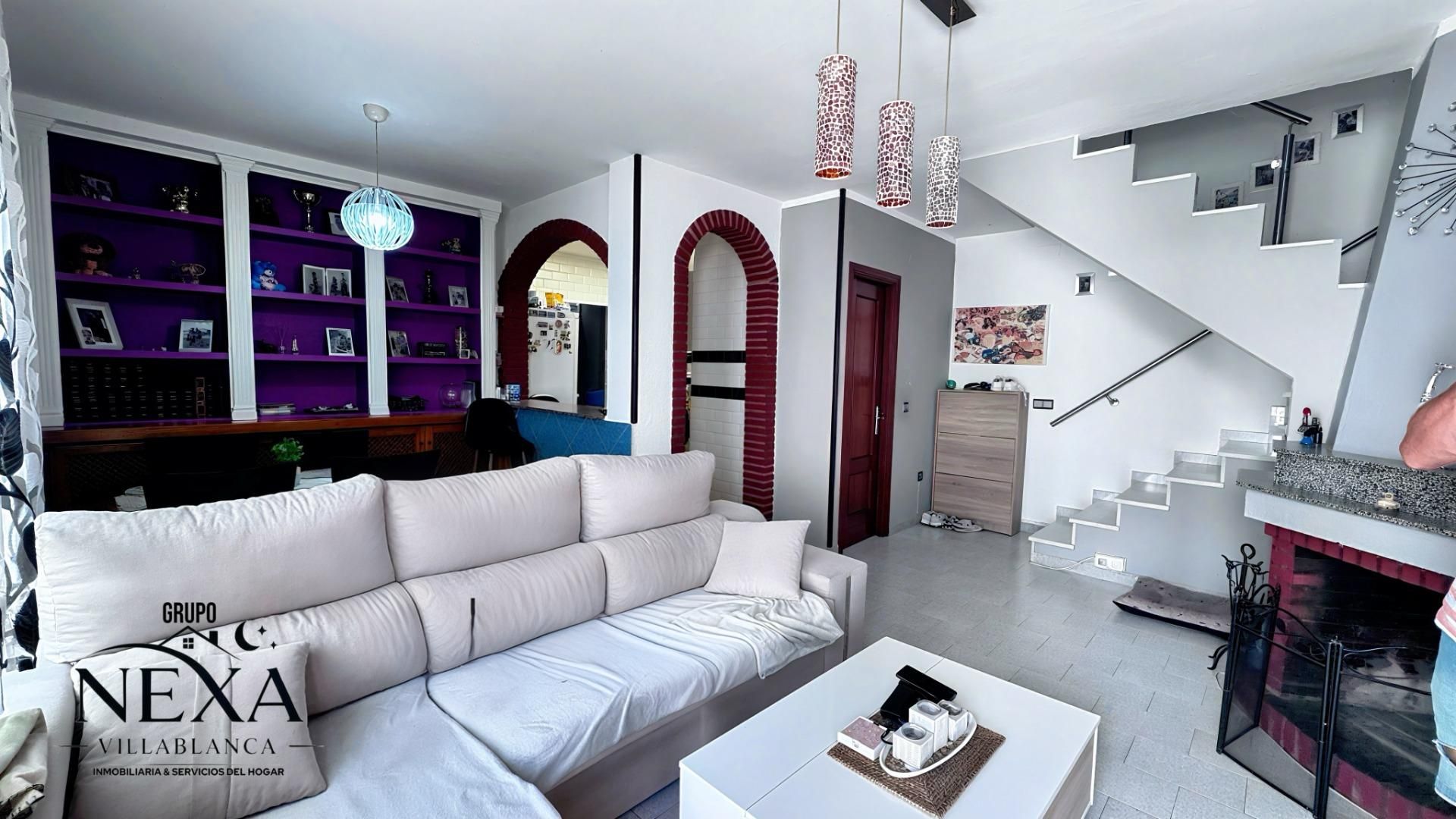 Sala d'estar de Casa adosada en venda en Villablanca amb Terrassa, Traster i Moblat