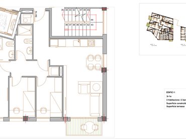 Piso de obra nueva con balcón en venta en Avinguda Catalunya 87