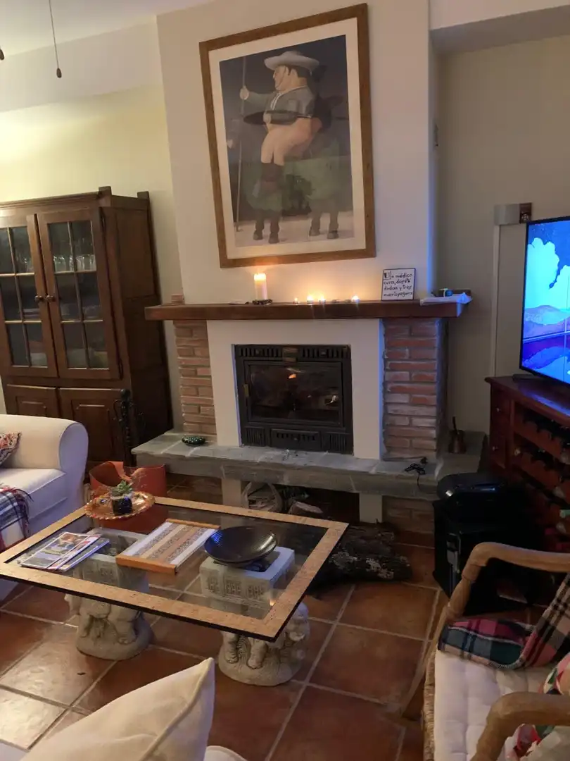 Sala de estar de Finca rústica de alquiler en Ronda con Amueblado