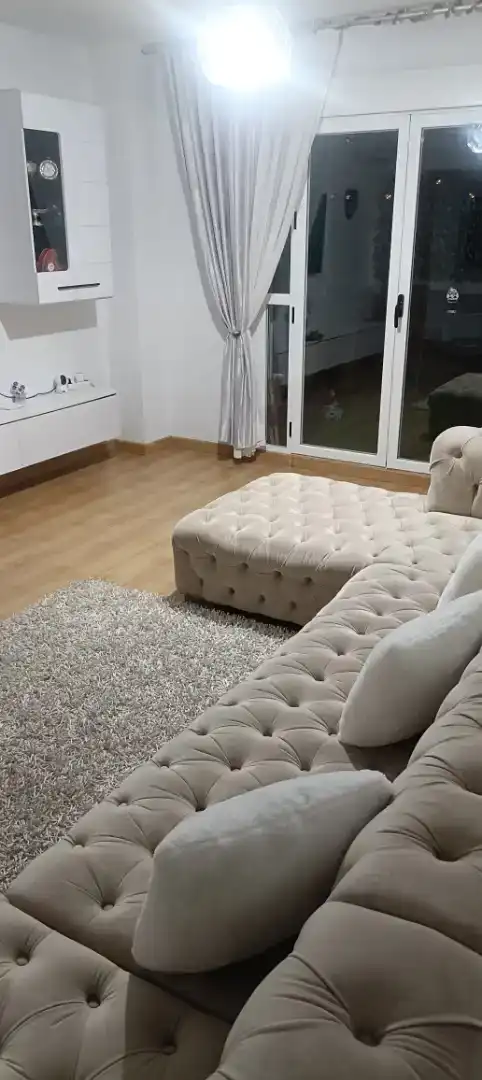 Sala d'estar de Pis en venda en Pego amb Aire condicionat, Jardí privat i Parquet