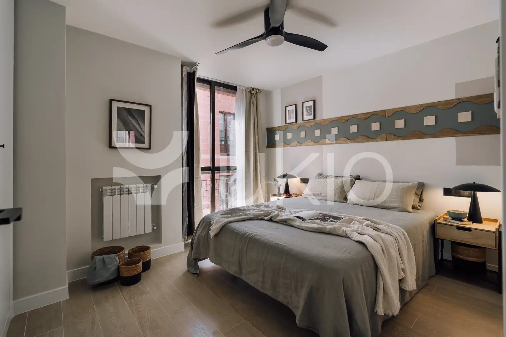 Habitación de Apartamento de alquiler en Madrid con Aire acondicionado, Calefacción y Amueblado