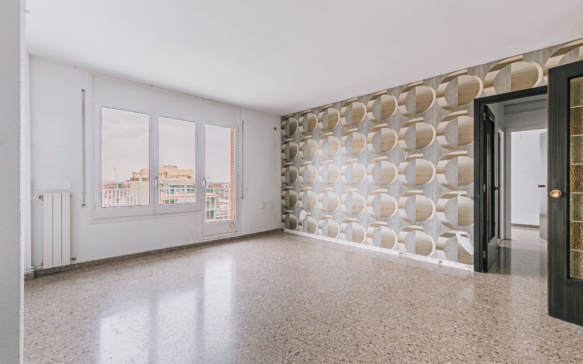 Living room of Attic for sale in  Barcelona Capital  with Heating and Terrace