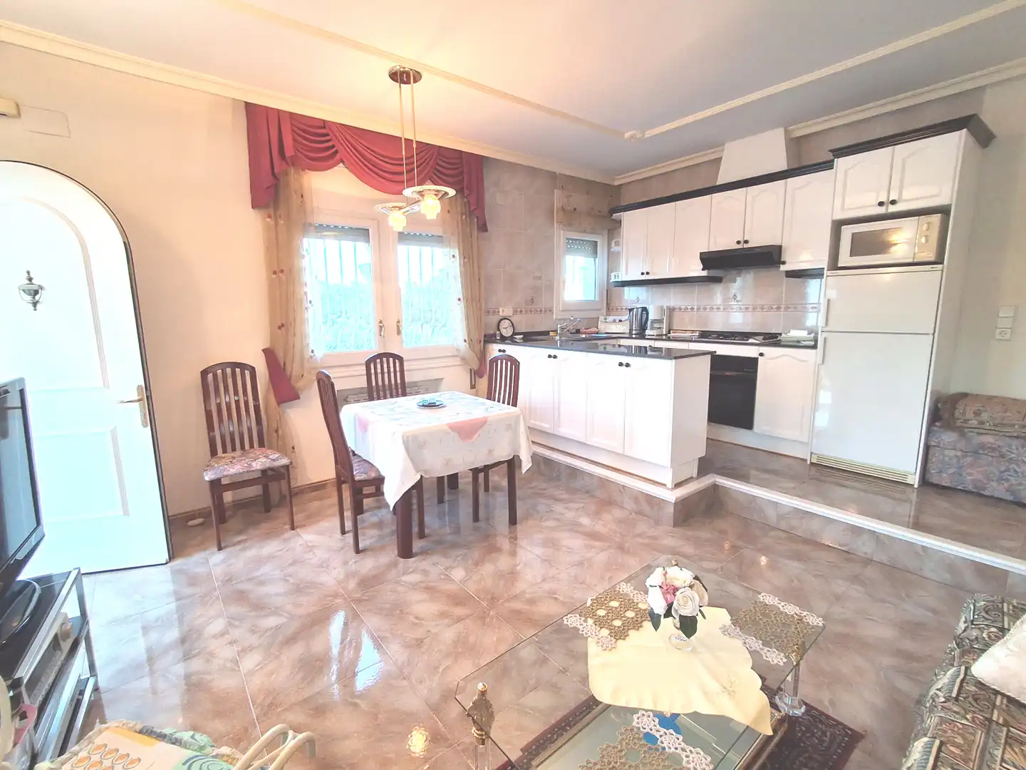 Cocina de Casa o chalet en venta en Mont-roig del Camp con Aire acondicionado, Calefacción y Jardín privado