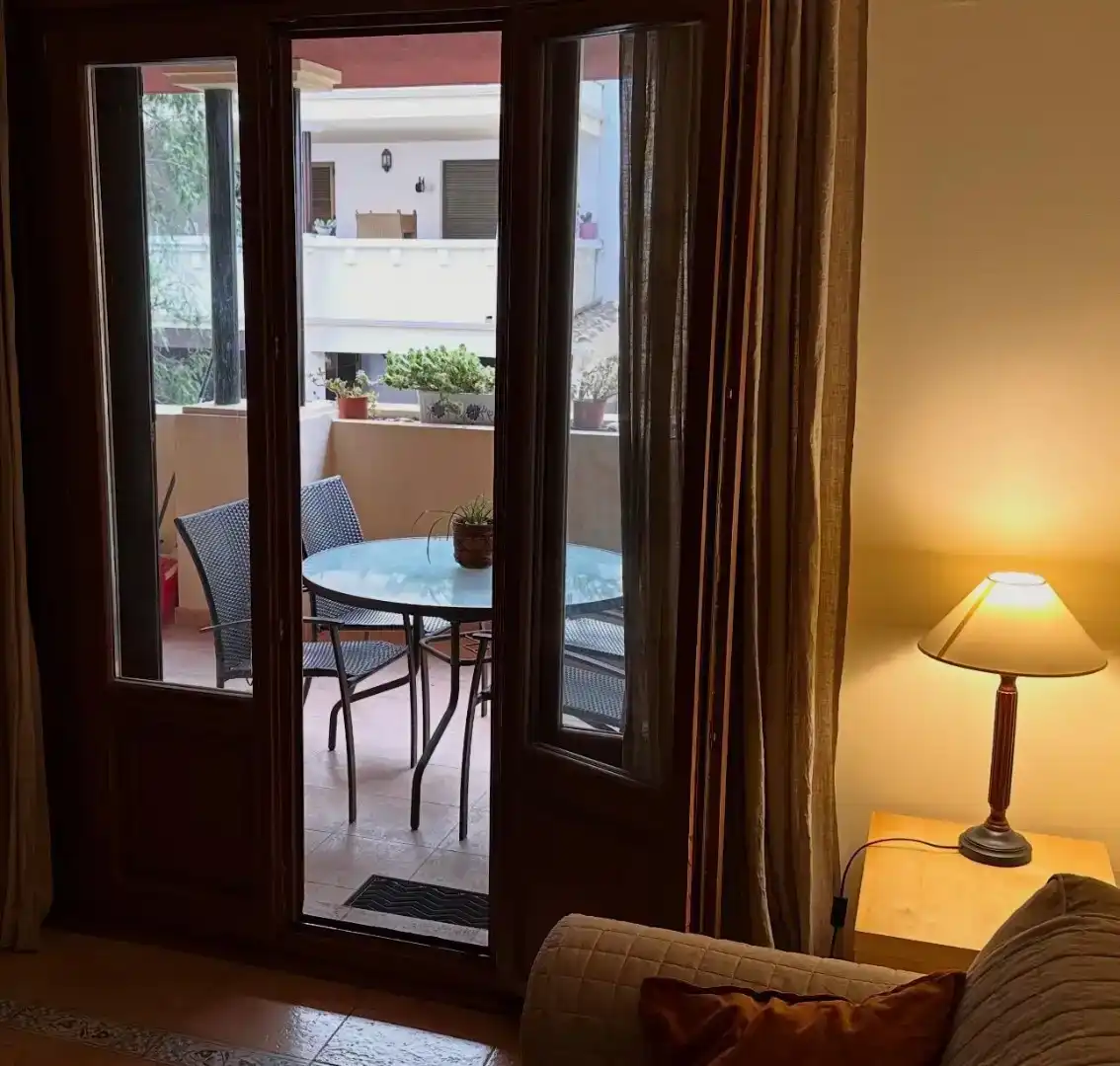 Terrassa de Pis de lloguer en Ayamonte amb Aire condicionat, Jardí privat i Parquet