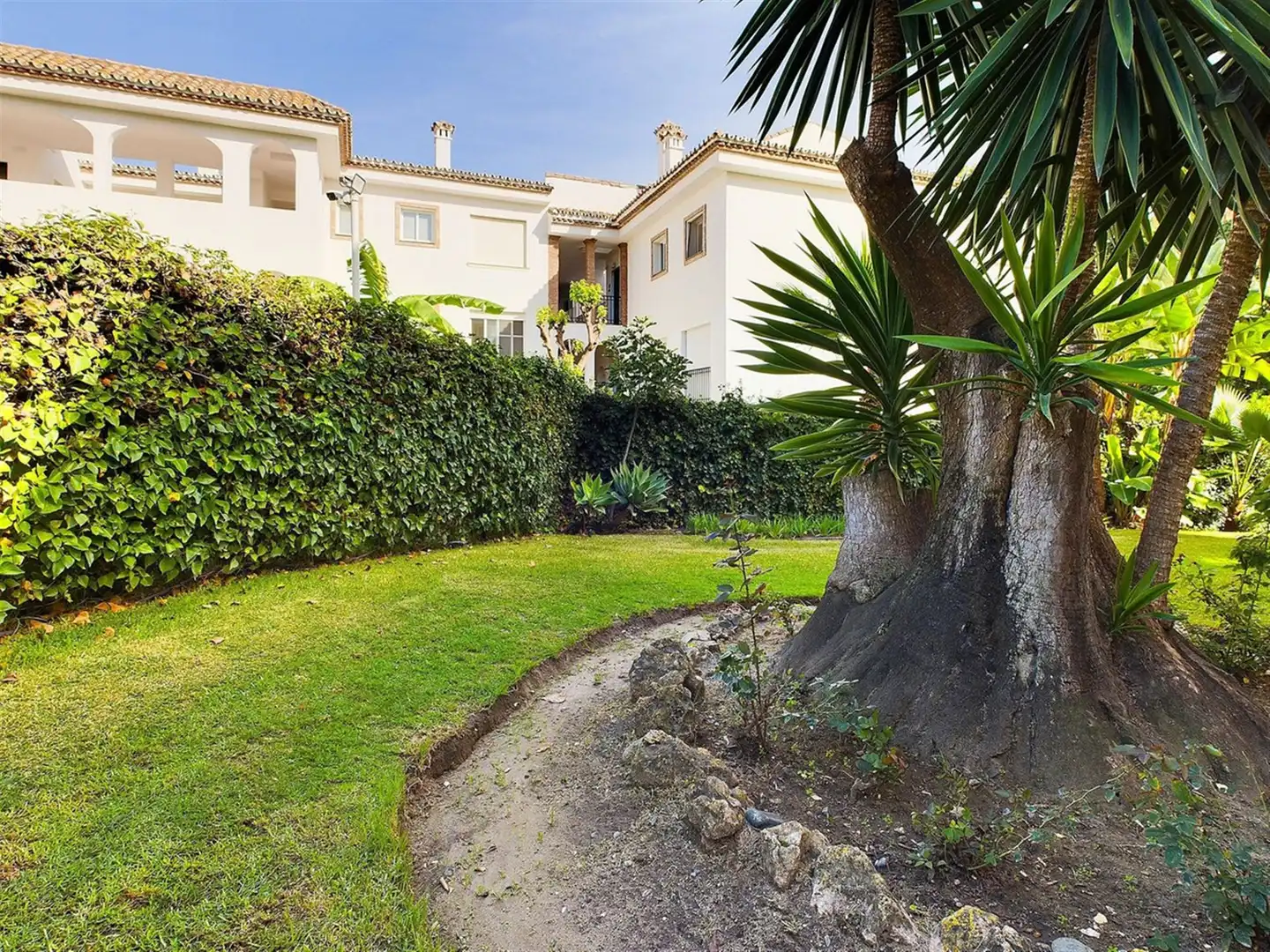 Jardí de Apartament en venda en Estepona amb Aire condicionat i Terrassa