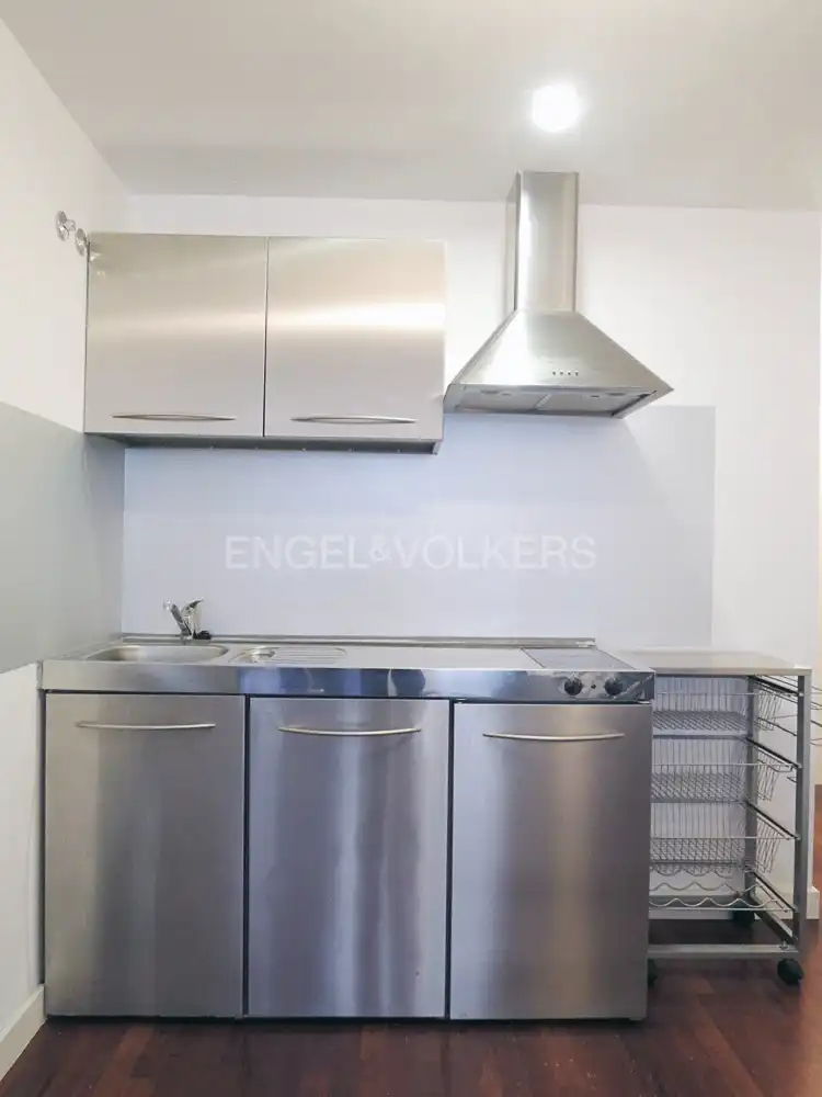 Küche von Wohnung zur Miete in Madrid mit Klimaanlage, Heizung und Parkett