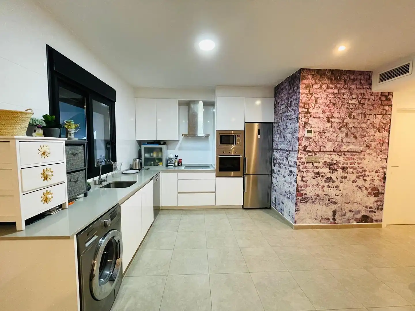 Cocina de Casa o chalet de alquiler en San Pedro del Pinatar con Aire acondicionado, Calefacción y Jardín privado
