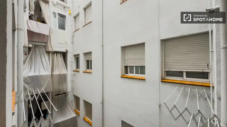 Vista exterior de Pis de lloguer en Barcelona amb Aire condicionat, Calefacció i Moblat
