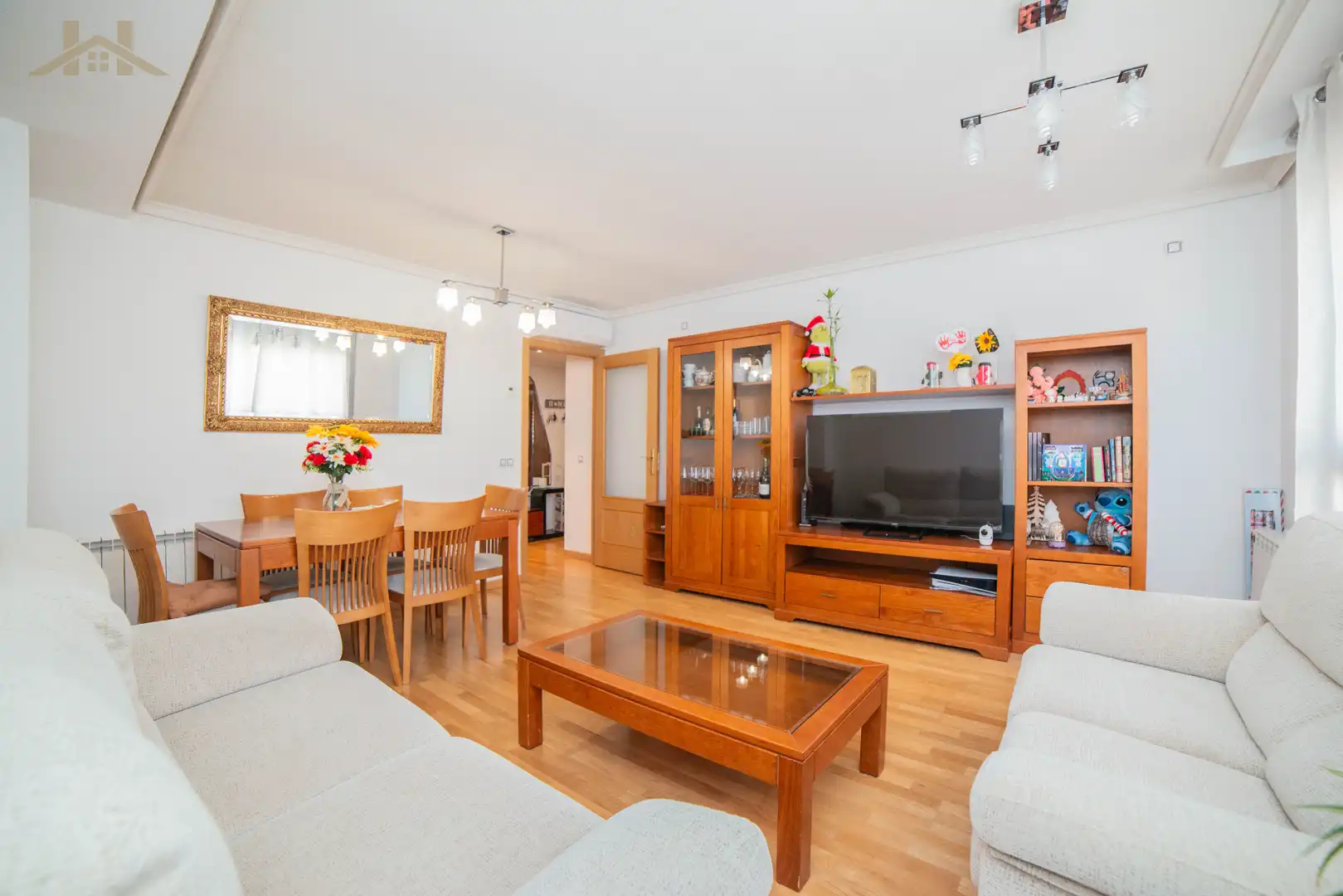 Sala de estar de Piso en venta en Arroyomolinos (Madrid) con Aire acondicionado, Calefacción y Jardín privado