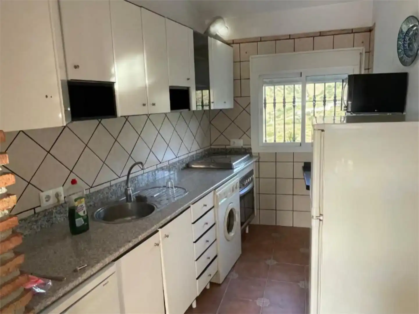 Cuina de Finca rústica en venda en El Borge amb Piscina i Balcó