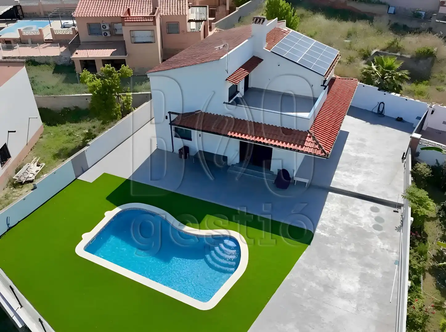 Piscina de Casa o xalet en venda en Els Pallaresos amb Aire condicionat, Calefacció i Jardí privat