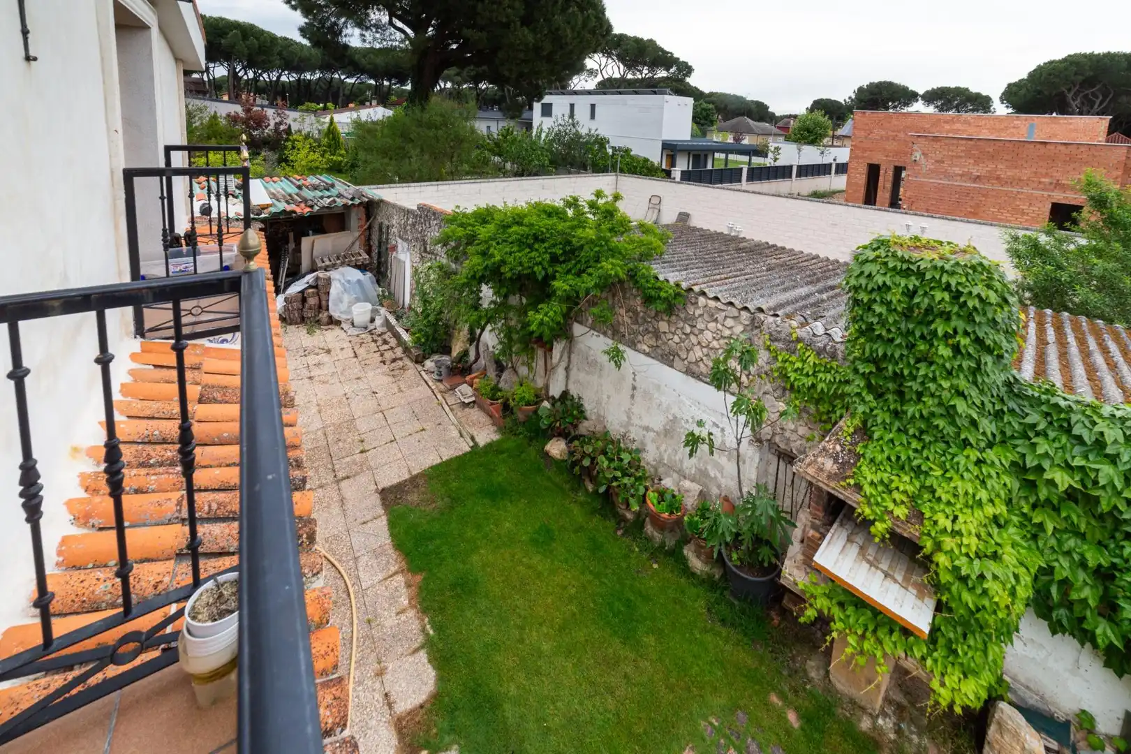 Terraza de Casa o chalet en venta en Valladolid con Calefacción, Jardín privado y Piscina