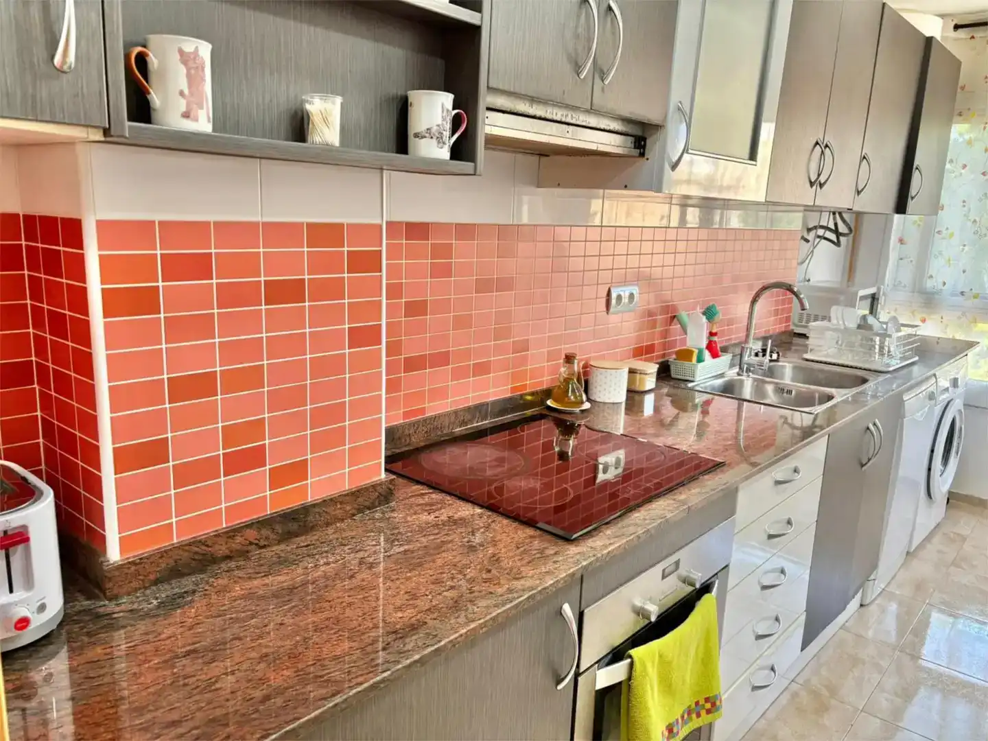 Kitchen of Flat for sale in Tortosa  with Air Conditioner and Balcony