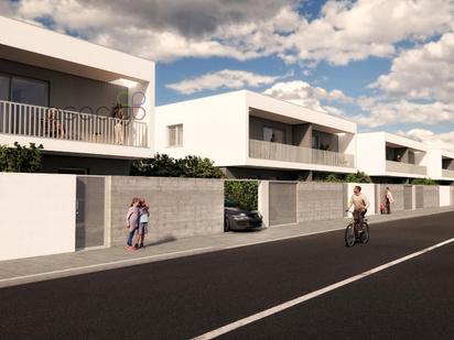 Exterior view of Single-family semi-detached for sale in Cabanillas del Campo  with Heating, Private garden and Parquet flooring