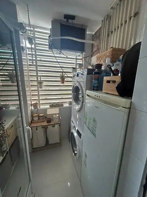 Kitchen of Flat for sale in Barcelona  with Air Conditioner, Heating and Parquet flooring