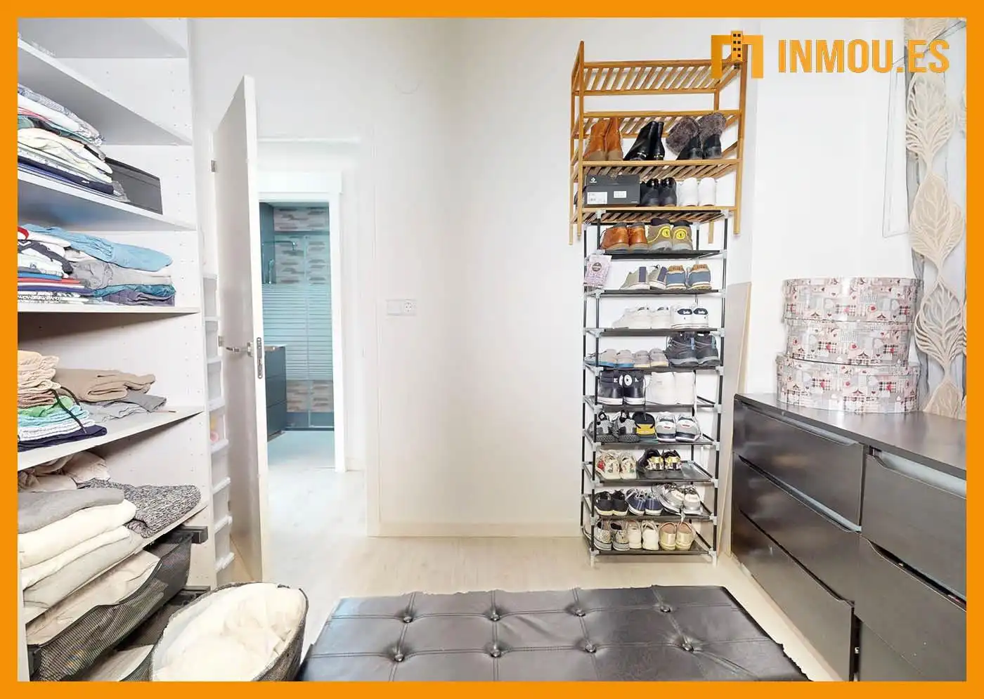 Bedroom of Flat for sale in Ourense Capital   with Air Conditioner, Heating and Parquet flooring
