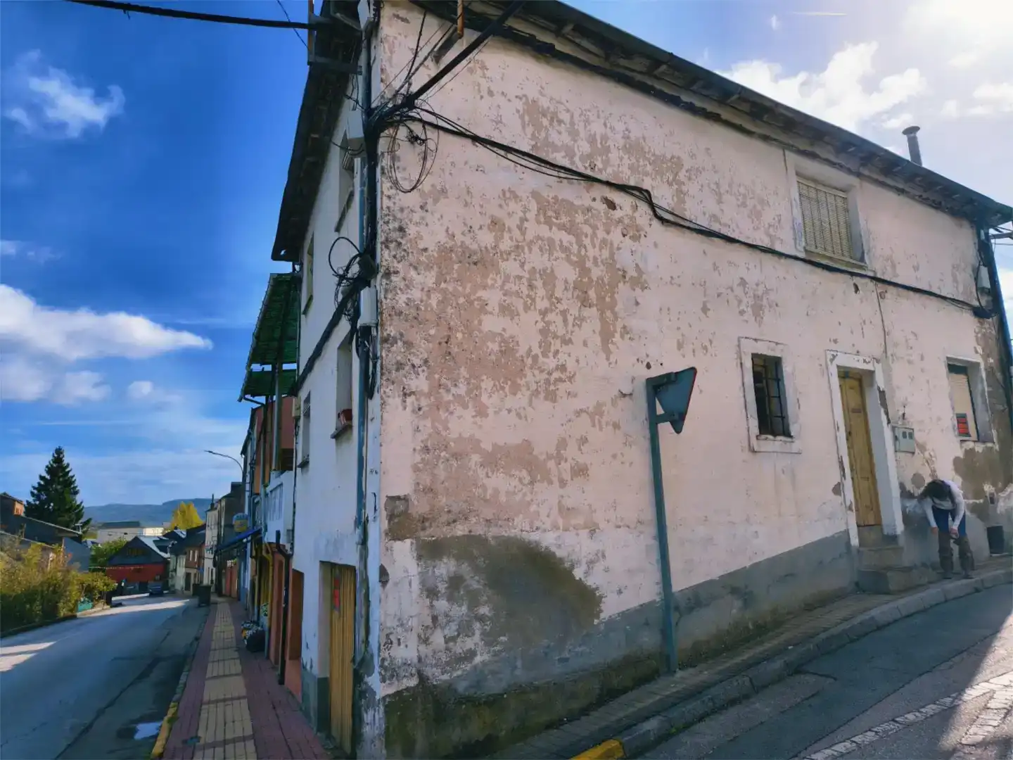 Vista exterior de Casa adosada en venta en Castropodame