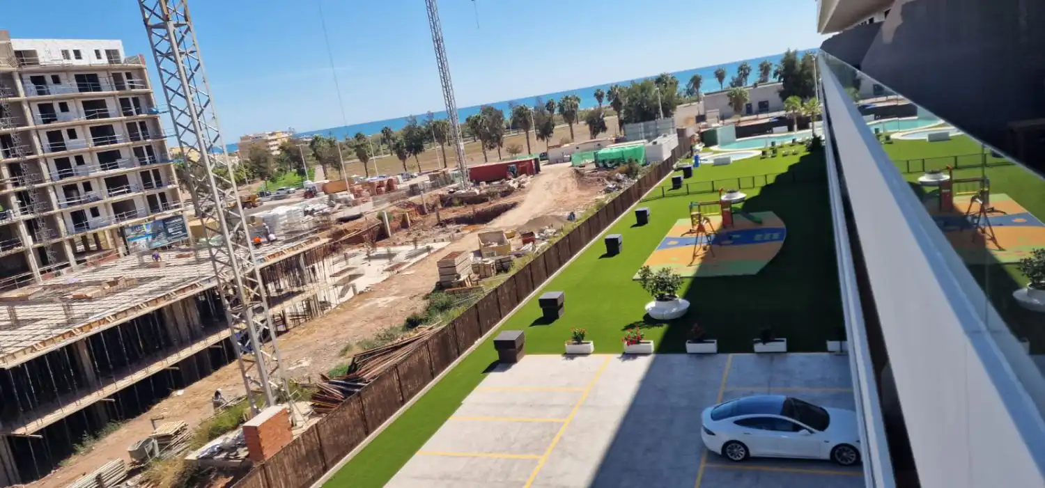 Terraza de Apartamento de alquiler en Moncofa con Aire acondicionado, Terraza y Trastero