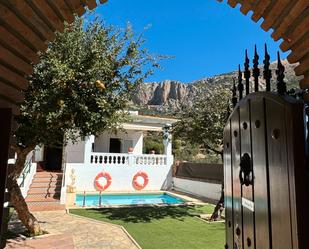 Exterior view of House or chalet for sale in Alfarnatejo  with Air Conditioner, Private garden and Terrace