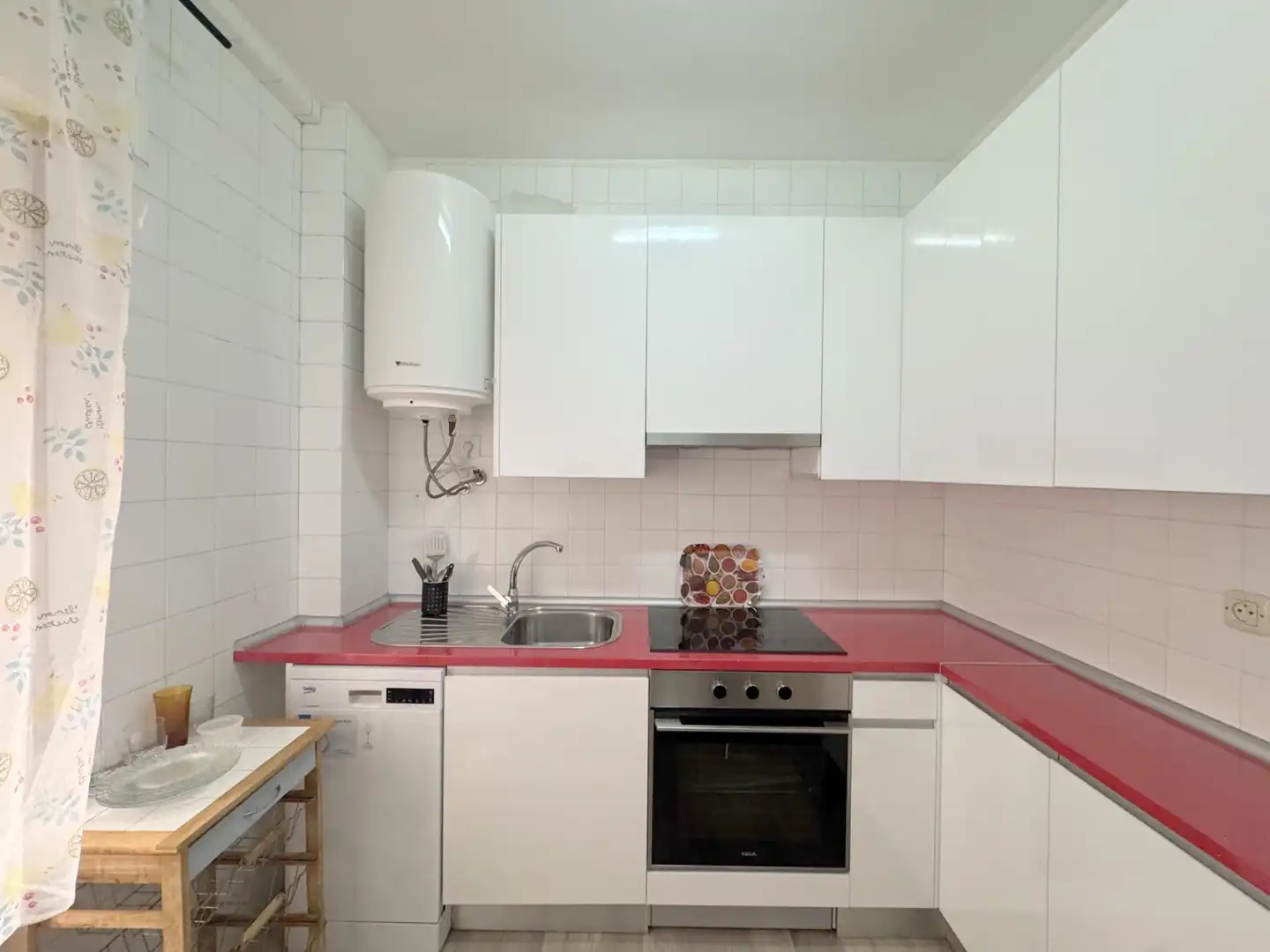 Cocina de Piso de alquiler en Ávila con Parquet y Amueblado