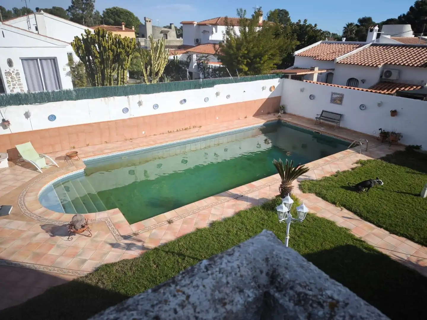 Piscina de Casa o xalet en venda en Mont-roig del Camp amb Aire condicionat, Jardí privat i Terrassa