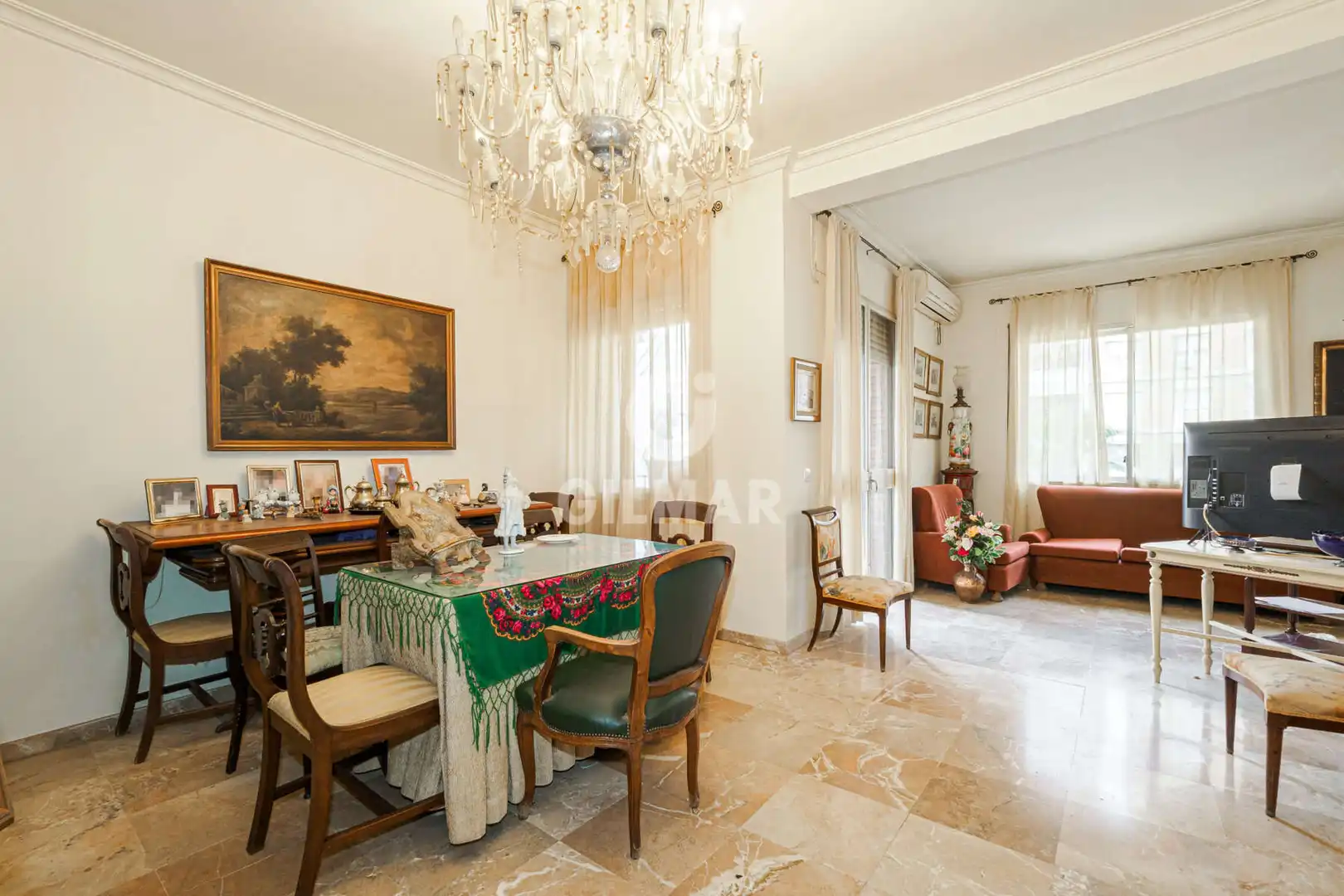 Living room of Flat for sale in Sevilla  with Heating and Storage room
