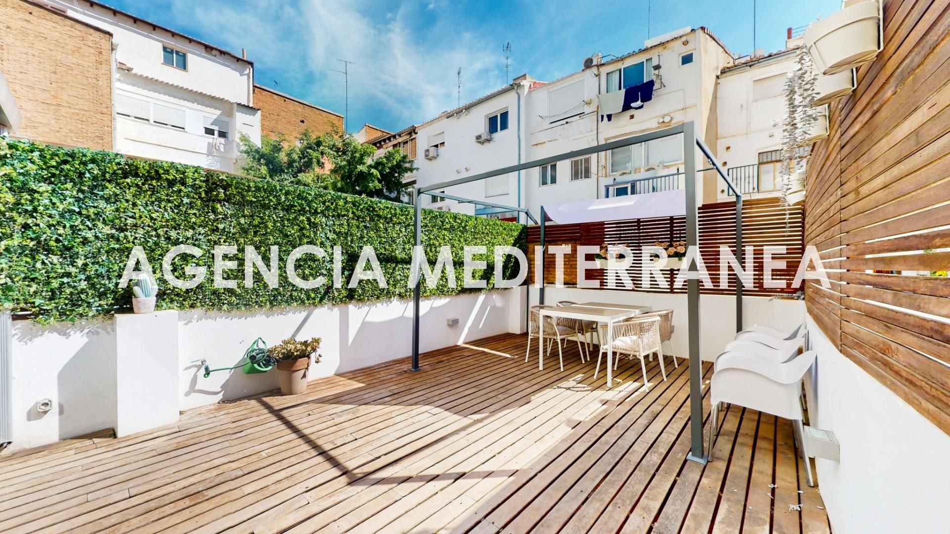 Terrassa de Pis en venda en  Valencia Capital amb Aire condicionat, Parquet i Terrassa