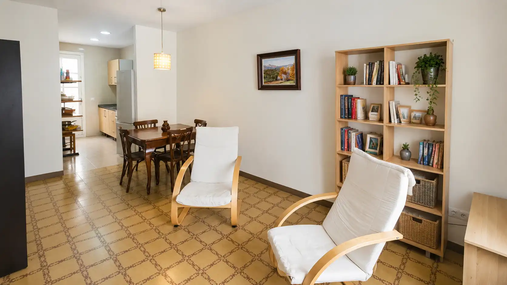 Sala de estar de Piso en venta en Figueres con Balcón y Internet